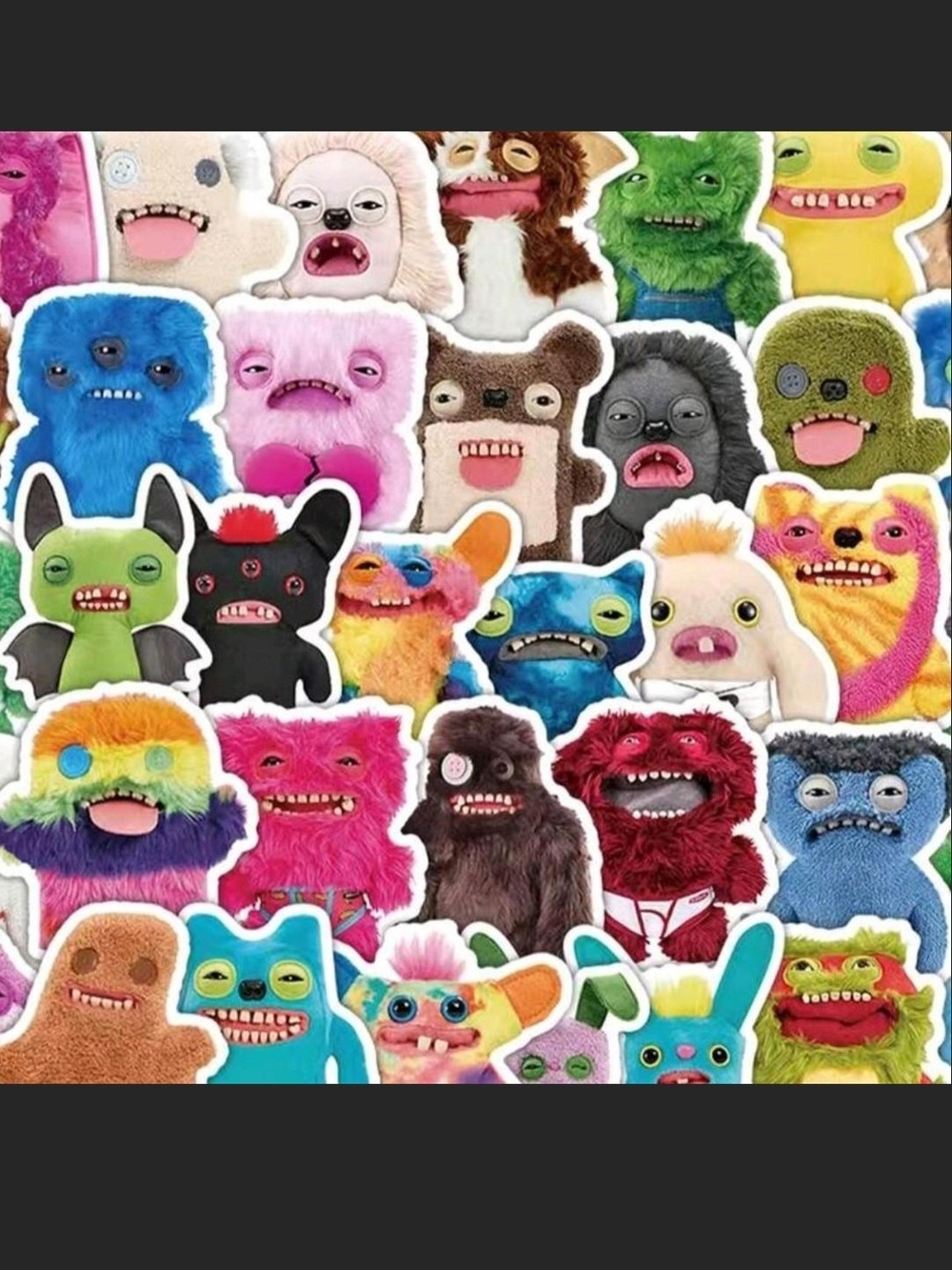 Colorful Fuggler pack Of Ten Stickers
